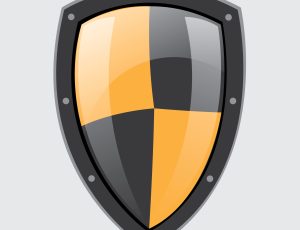 shield design over white  background vector illustration